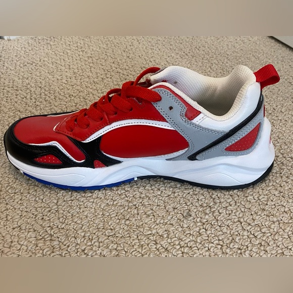 NWOT Champion Red and White Leather Shoes - Picture 6 of 6